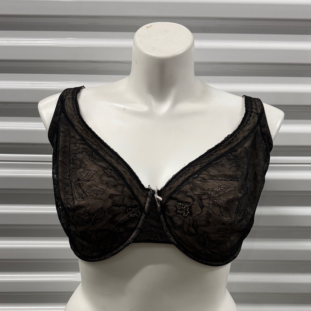 Elegant Black Lace Bra